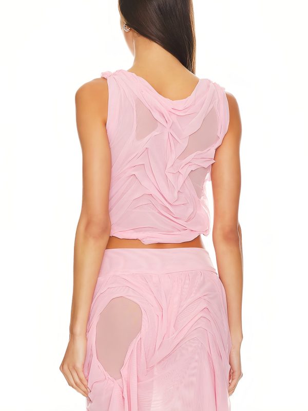 Wet Look Two-Piece Set - Image 3