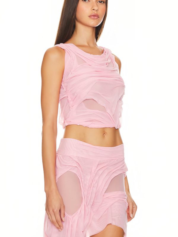 Wet Look Two-Piece Set - Image 2
